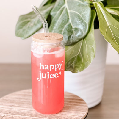 Happy Juice Glass - 20oz